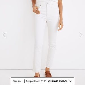 The High-Rise Perfect Vintage Jean in Tile White